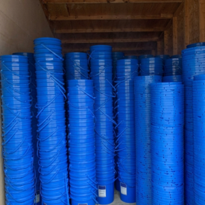 USED 5-Gallon Plastic Buckets – No Lid (2)