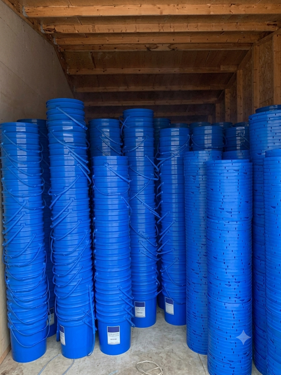 USED 5-Gallon Plastic Buckets – No Lid (Bulk Wholesale) 1 USED 5-Gallon Plastic Buckets – No Lid (2)
